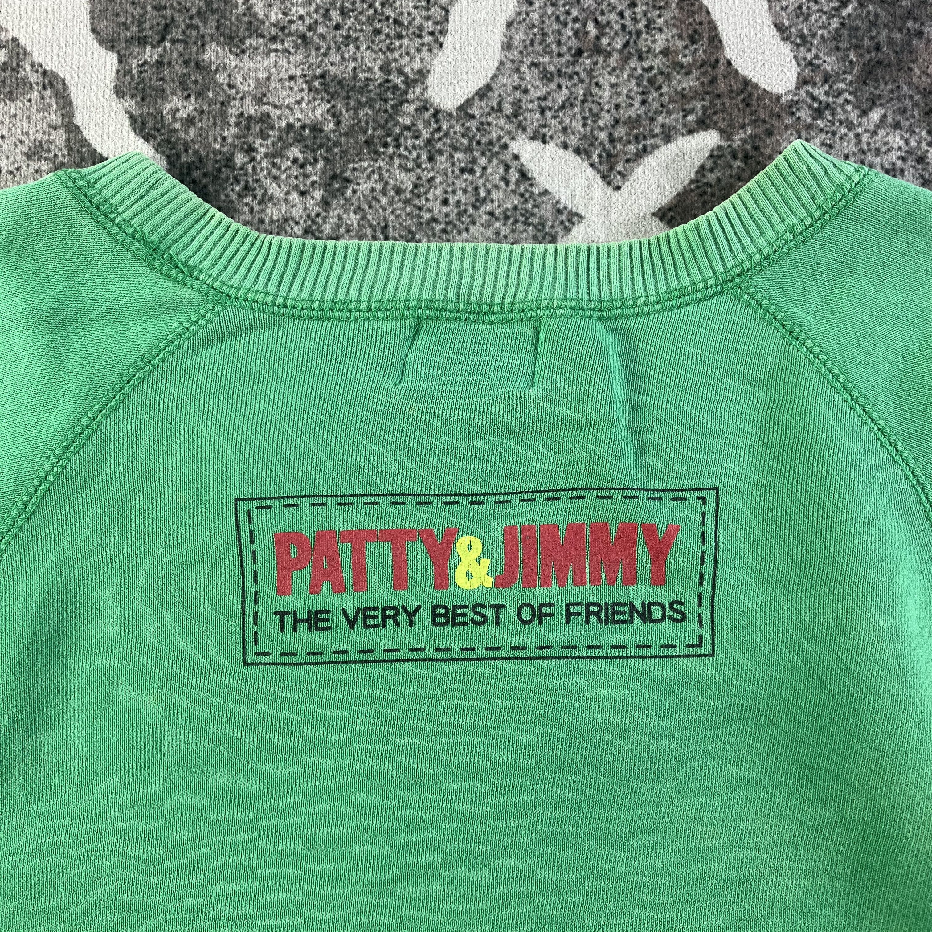 Vintage Patty & Jimmy Faded Green Sweatshirt F360 Size US M / EU 48-50 / 2 - 4 Thumbnail