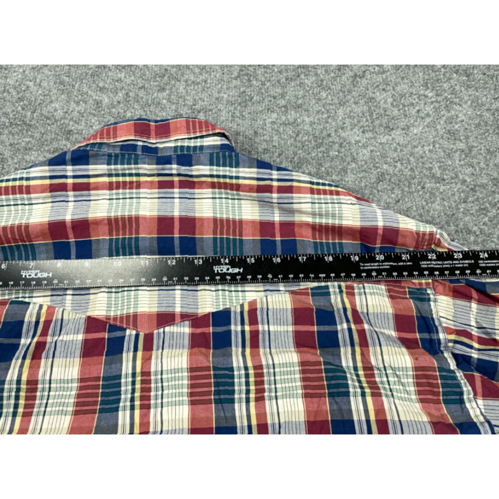 Pendleton Pendleton Shirt ‑ Plaid Cotton Lightweight Button-Up XL Men Red Gray Classic Preppy 90s Work Casual Button-Down Size US XL / EU 56 / 4 - 4 Thumbnail