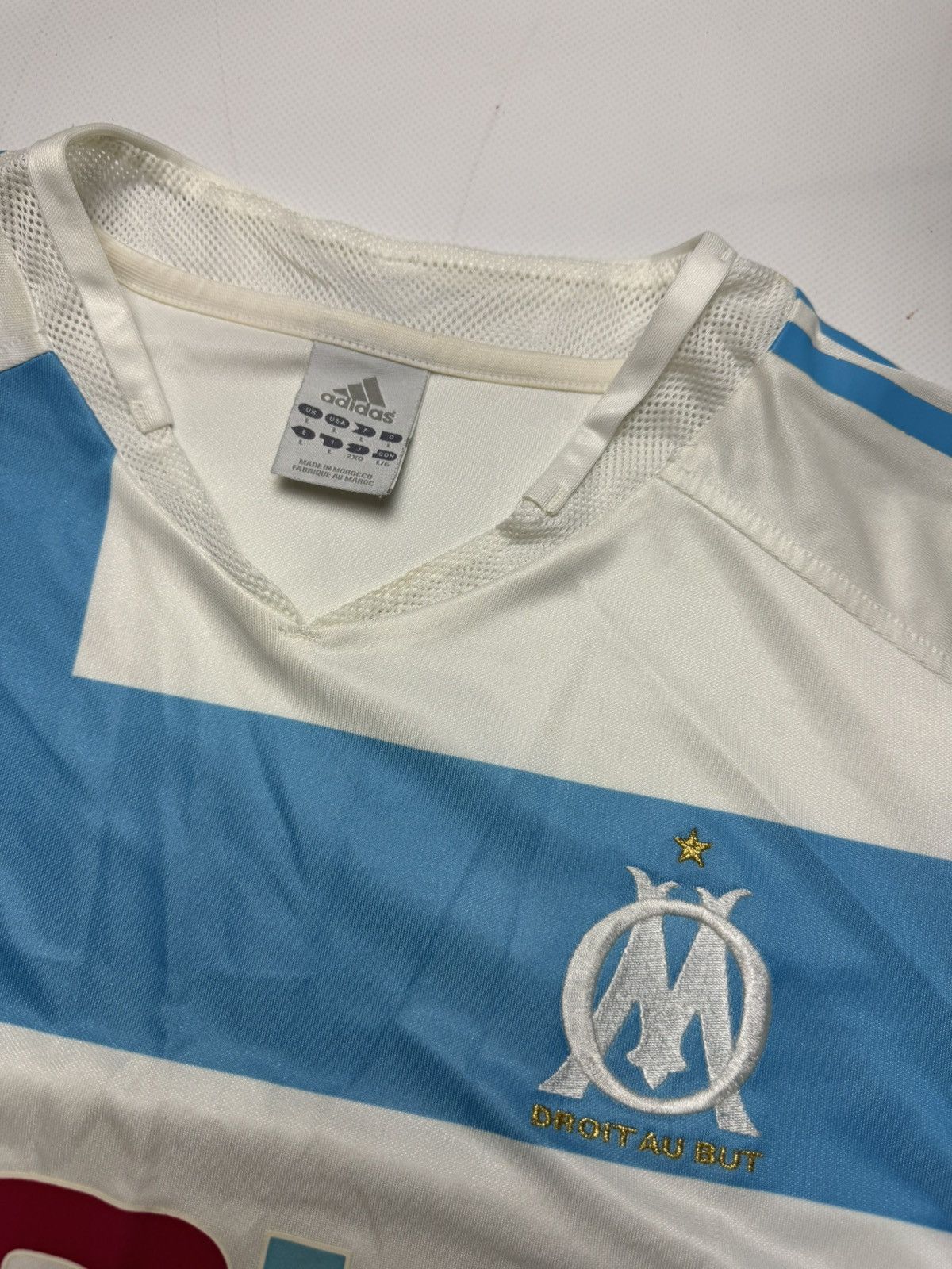 Adidas Rare vintage Adidas Olympique Marseille 2002 soccer jersey Size US L / EU 52-54 / 3 - 10 Thumbnail