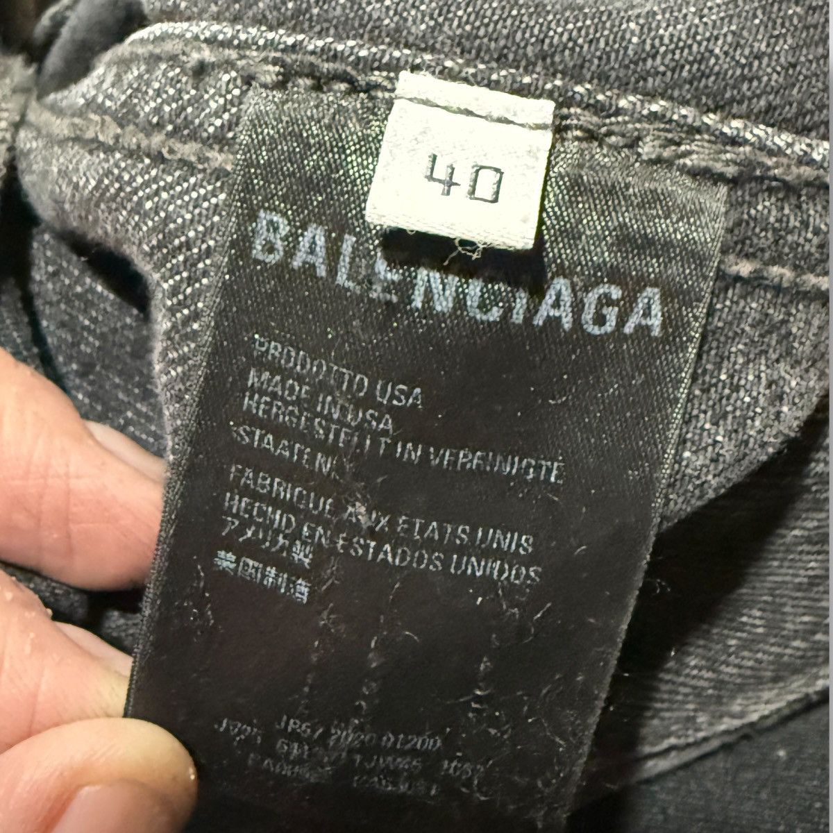 Balenciaga Balenciaga Recycle Patchwork Denim Jacket [RARE SAMPLE] Size US XL / EU 56 / 4 - 6 Thumbnail
