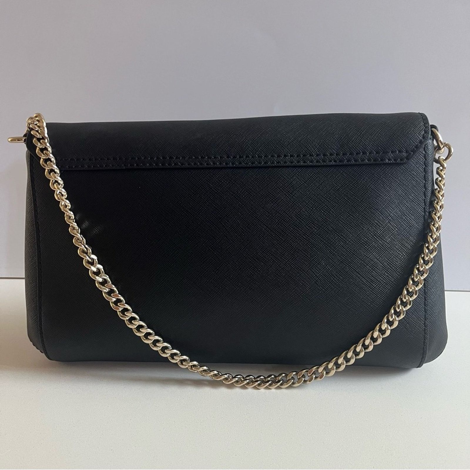 Kate Spade KATE SPADE Leather Black Crossbody Bag with Chain Size ONE SIZE - 3 Thumbnail