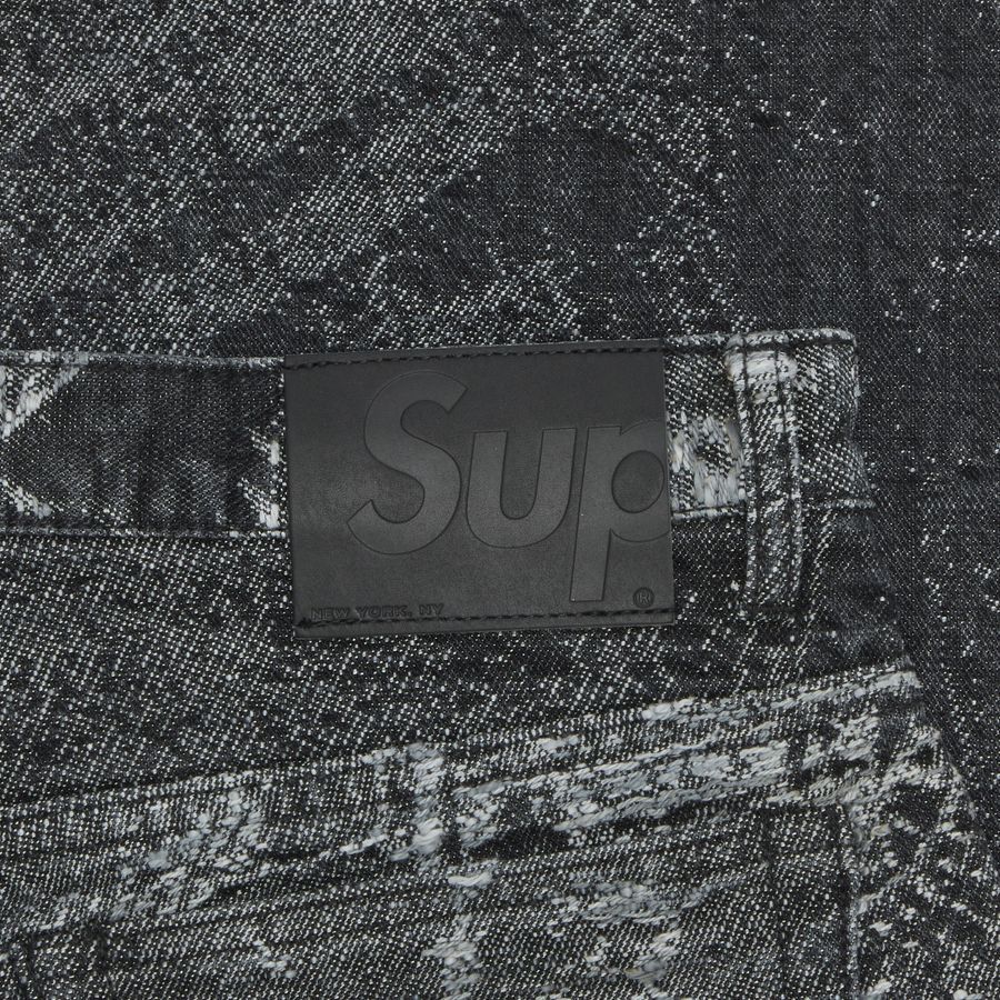 Supreme Archive Fuck Denim Jacquard Regular Jeans Supreme Pants Size US 30 / EU 46 - 9 Thumbnail
