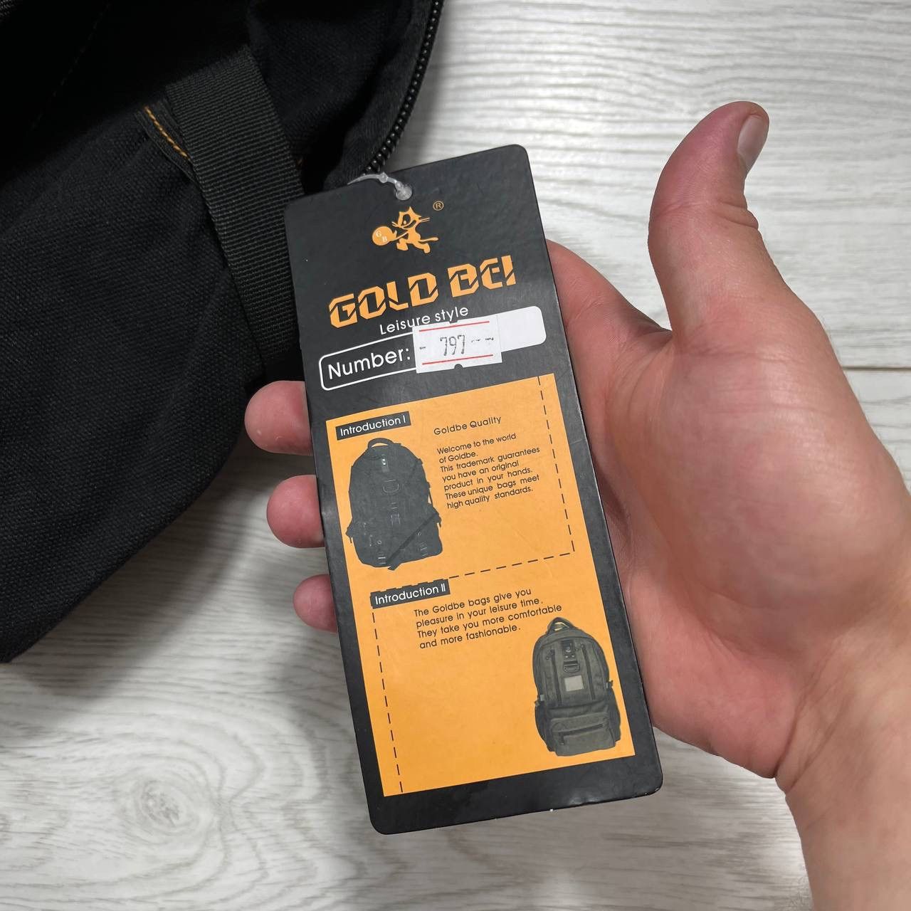 Vintage Gold Be Gorpcore multi pocket y2k backpack Size ONE SIZE - 10 Thumbnail
