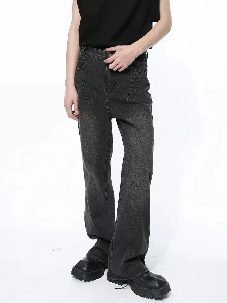 Japanese Brand Retro loose high street micro flared jeans Size US 32 / EU 48 - 6 Thumbnail