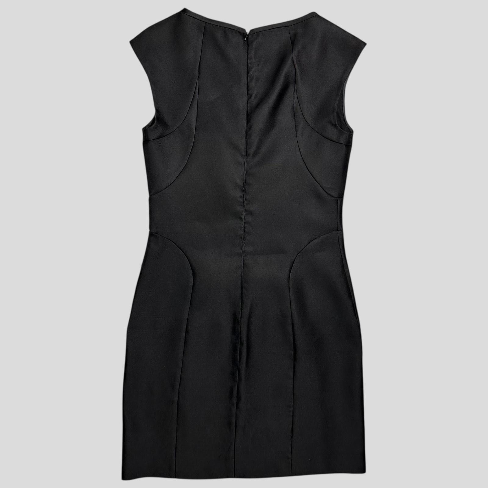 Miu Miu Miu Miu 2008 Silk Technical Panelled Sporty Dress IT38 (UK8) Size S / US 4 / IT 40 - 3 Thumbnail
