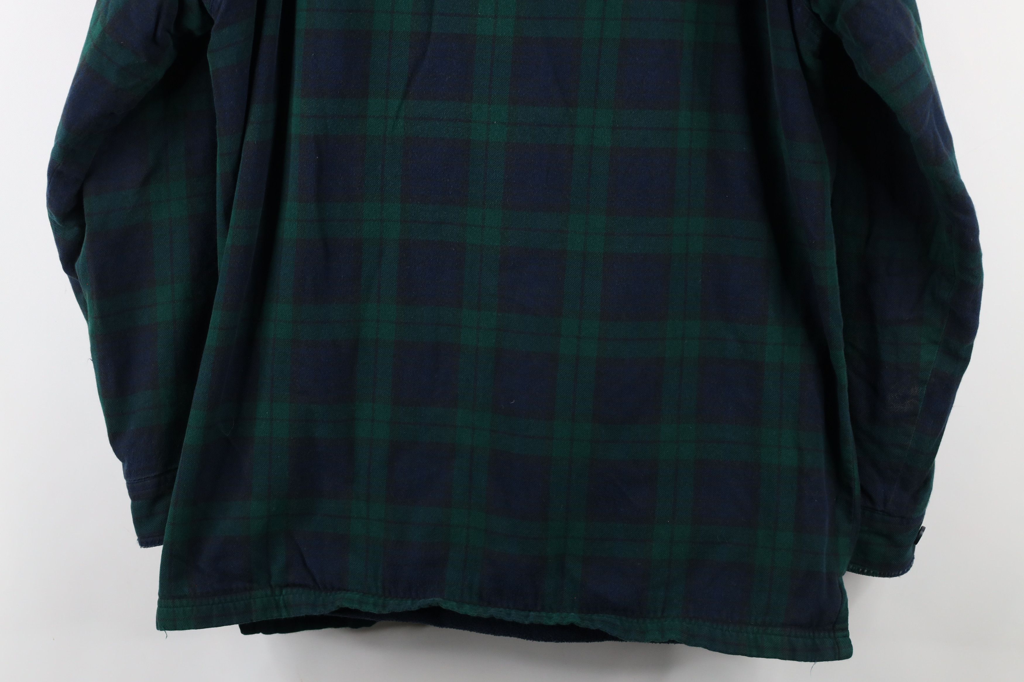 L.L. Bean × Vintage Vintage LL Bean Fleece Lined Flannel Button Shirt Jacket Size US M / EU 48-50 / 2 - 16 Thumbnail