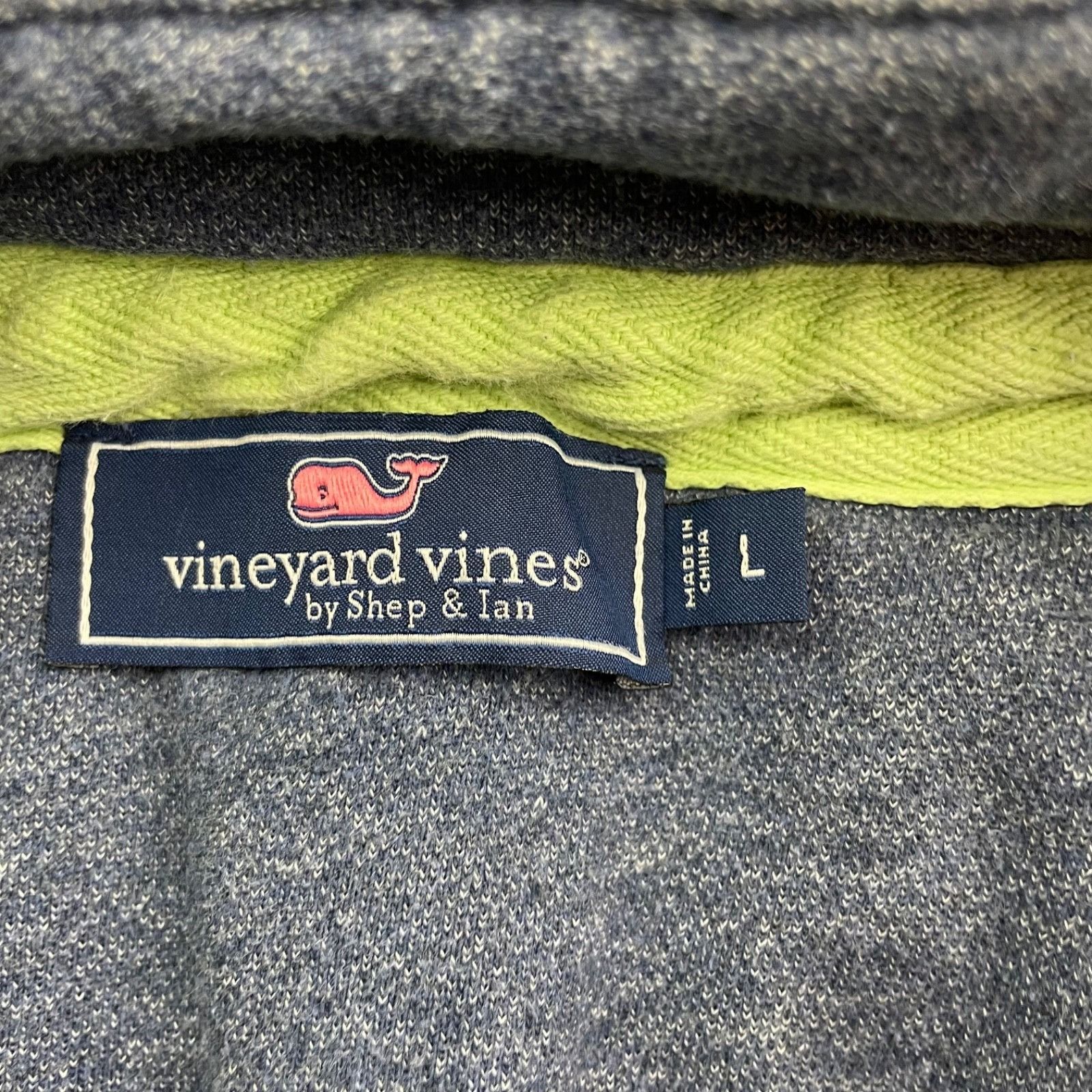 Vineyard Vines Vineyard Vines Men's Shep Shirt 1/4 Zip Pullover Blue/Green Size US L / EU 52-54 / 3 - 4 Thumbnail