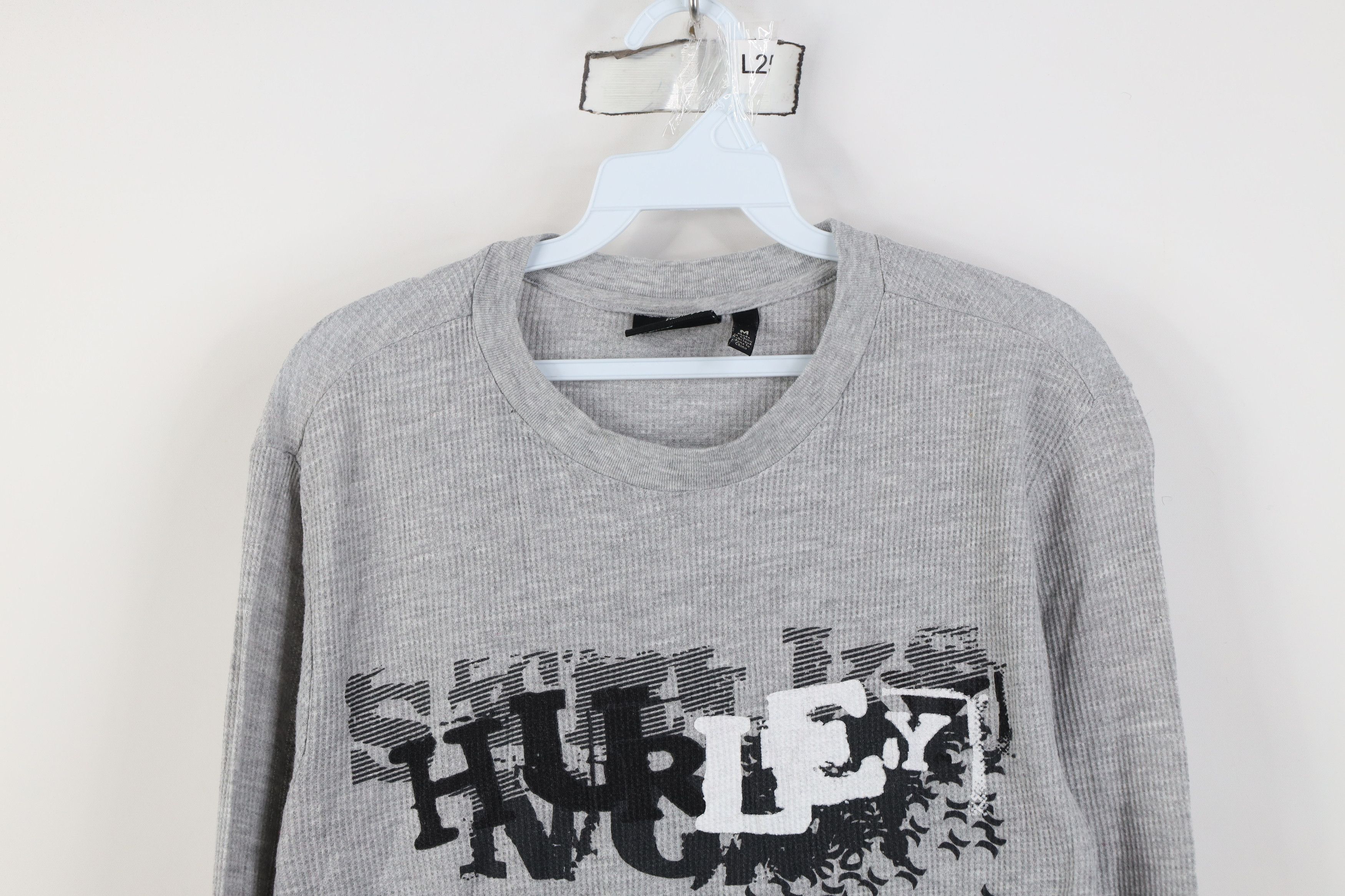 Hurley Vintage Hurley Surfing Waffle Knit Long Sleeve T-Shirt Size US M / EU 48-50 / 2 - 2 Thumbnail
