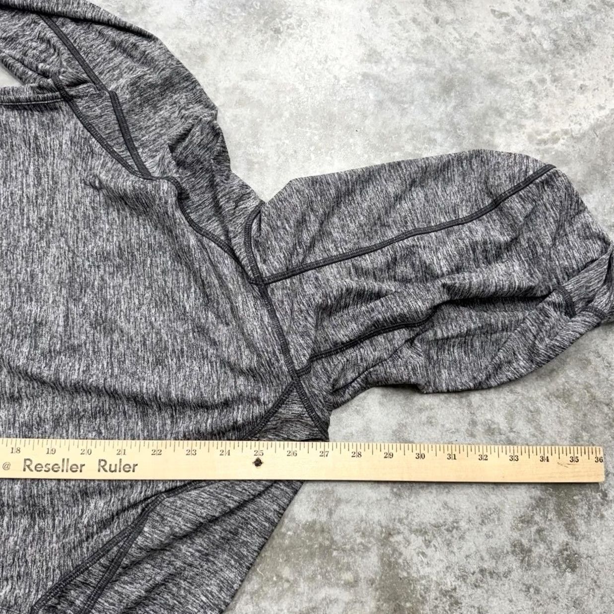 Athleta Athleta Jacket Womens XS Gray Hooded Full Zip Heathered Pockets Zip Size XS / US 0-2 / IT 36-38 - 8 Thumbnail