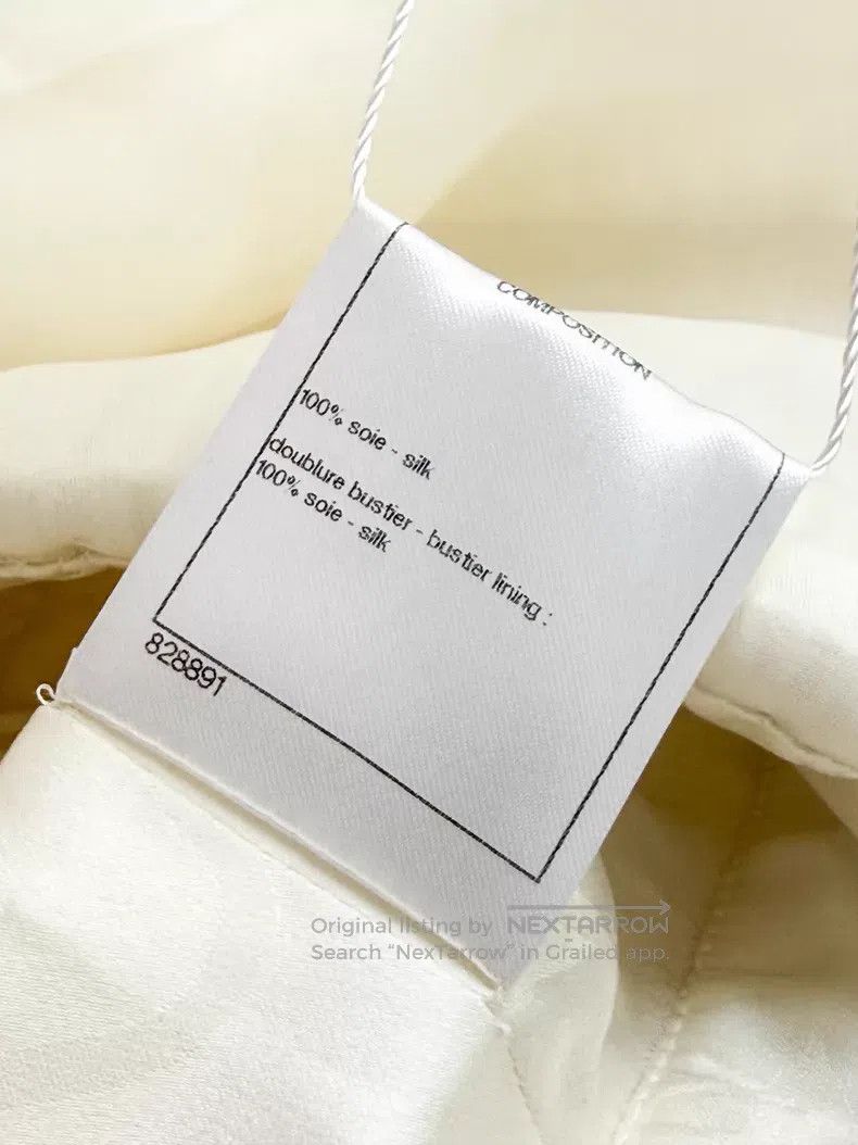 Chanel Chanel 18C Greek show white embroidered glazed gem waist s Size XS / US 0-2 / IT 36-38 - 7 Thumbnail