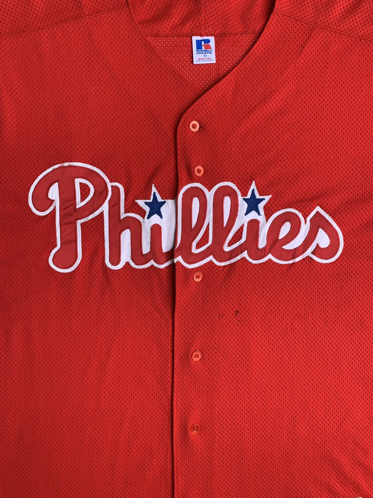 Other Vintage 80s Russell Athletic MLB Phillies Jersey Team Size US XL / EU 56 / 4 - 3 Thumbnail