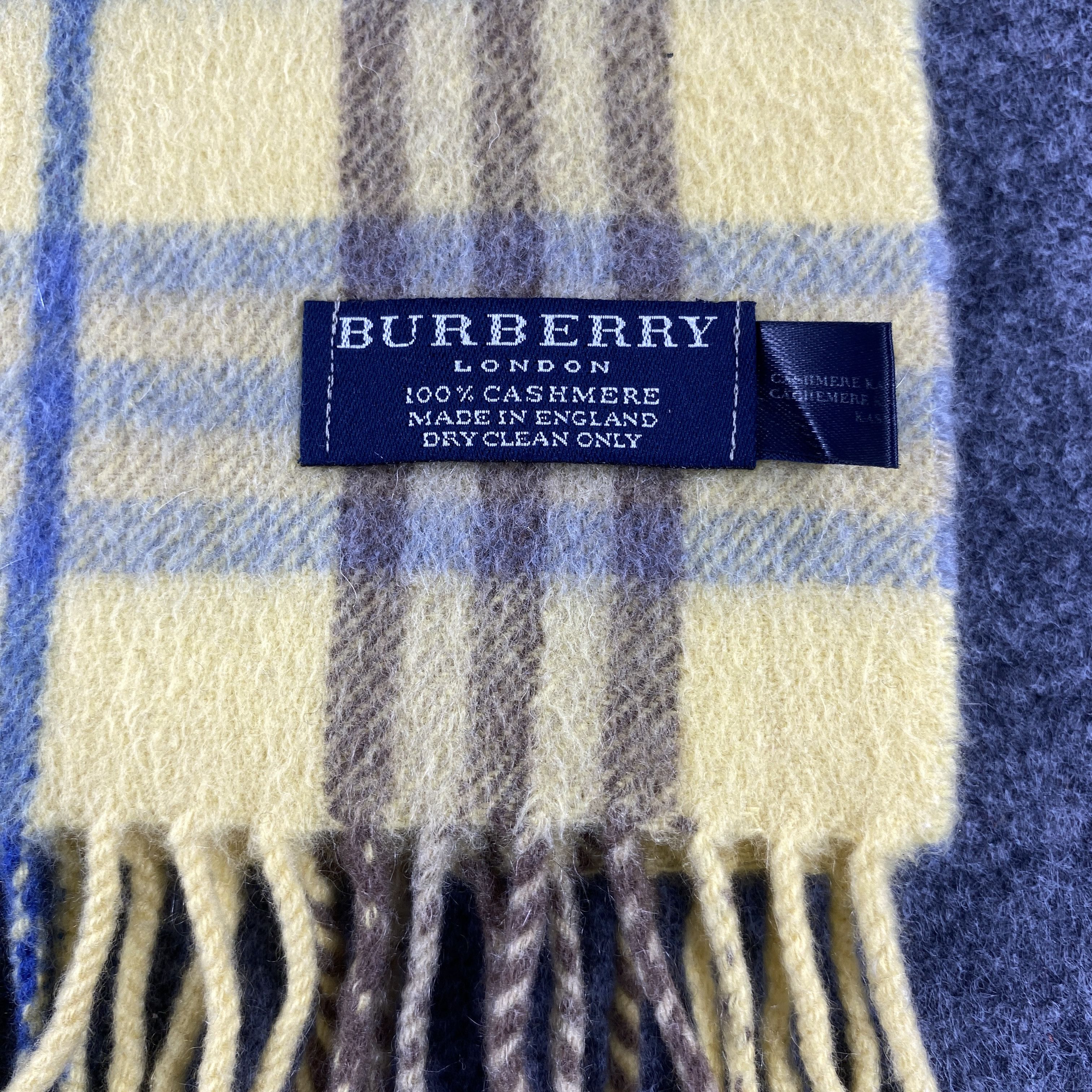 Burberry × Vintage GF10381 Burberry Scarf Neck Wear Muffler Nova Check Size ONE SIZE - 3 Thumbnail