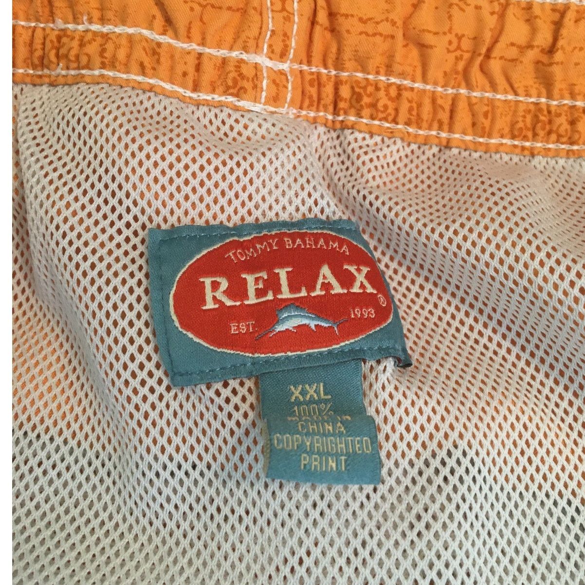 Tommy Bahama Tommy Bahama Relax Orange Print XXL Swim Shorts Trunks Size US 42 / EU 58 - 5 Thumbnail