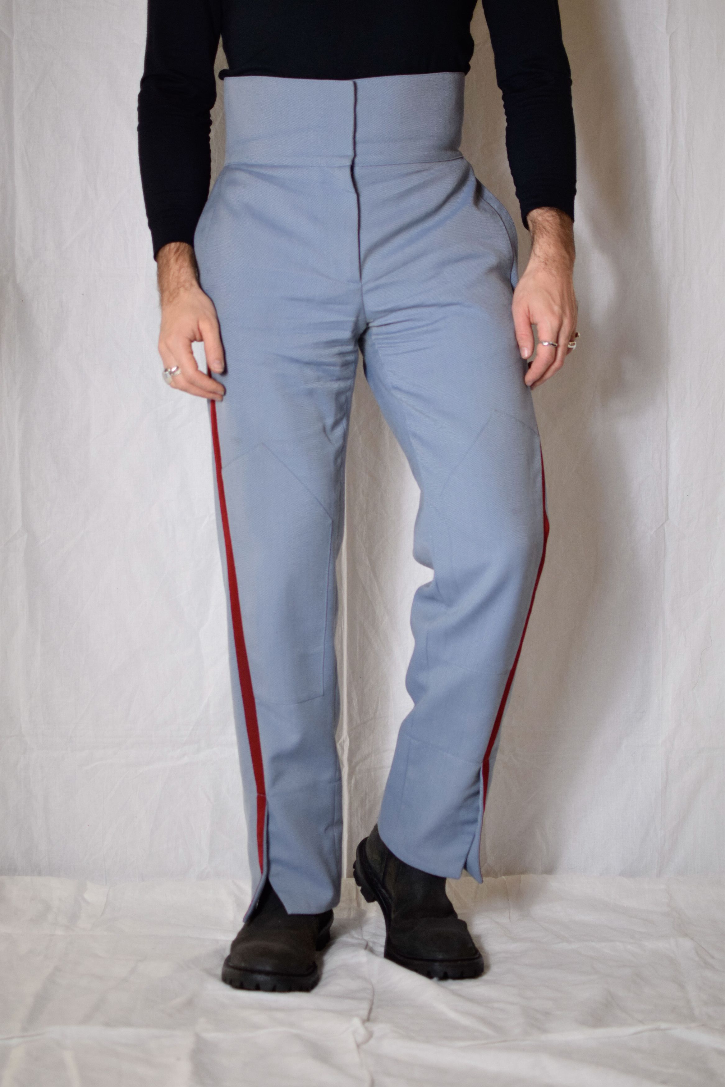 Kiko Kostadinov Kiko kostadinov aw23 meno trousers blue | Grailed