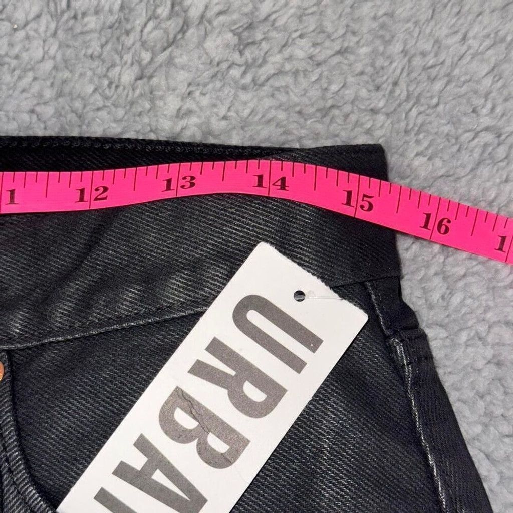 Levi's NWT LEVI Mini Black Denim Skirt Size 28" / US 6 / IT 42 - 5 Thumbnail