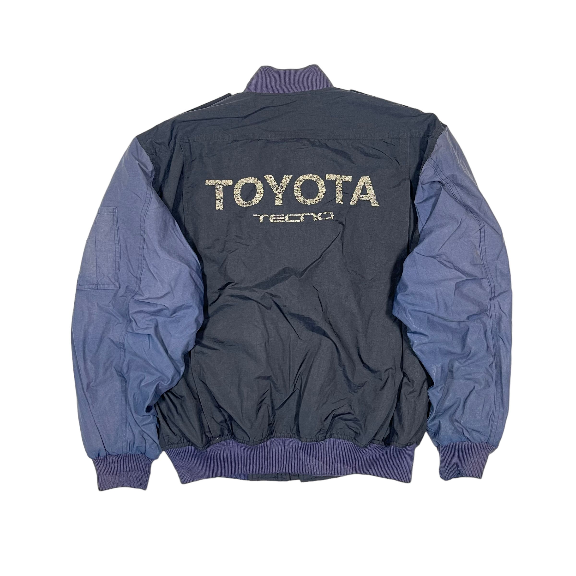 Vintage Toyota Tecno Vintage 1970s Bomber Jacket Size US L / EU 52-54 / 3 - 2 Thumbnail
