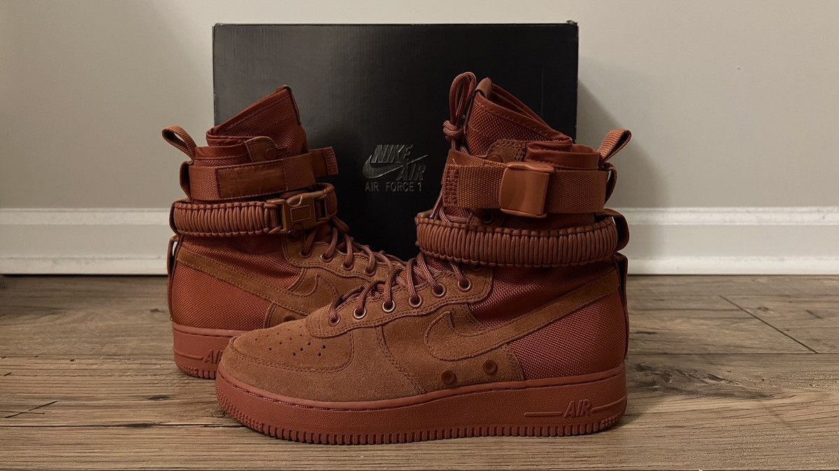 Nike Nike SF AIr Force 1 Dusty peach Clay Size US 9 / EU 42 - 1 Thumbnail