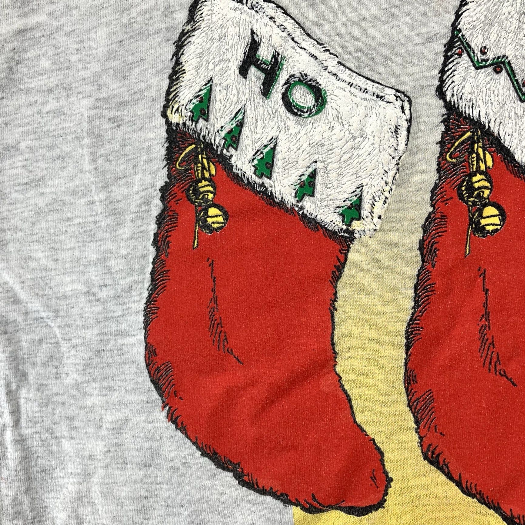 Sunray Sportswear VINTAGE Sun Sportswear T-Shirt Mens Large Gray 90s Santa Funny Graphic Print Crew Neck Christmas/Retro 1990s Size US L / EU 52-54 / 3 - 7 Thumbnail