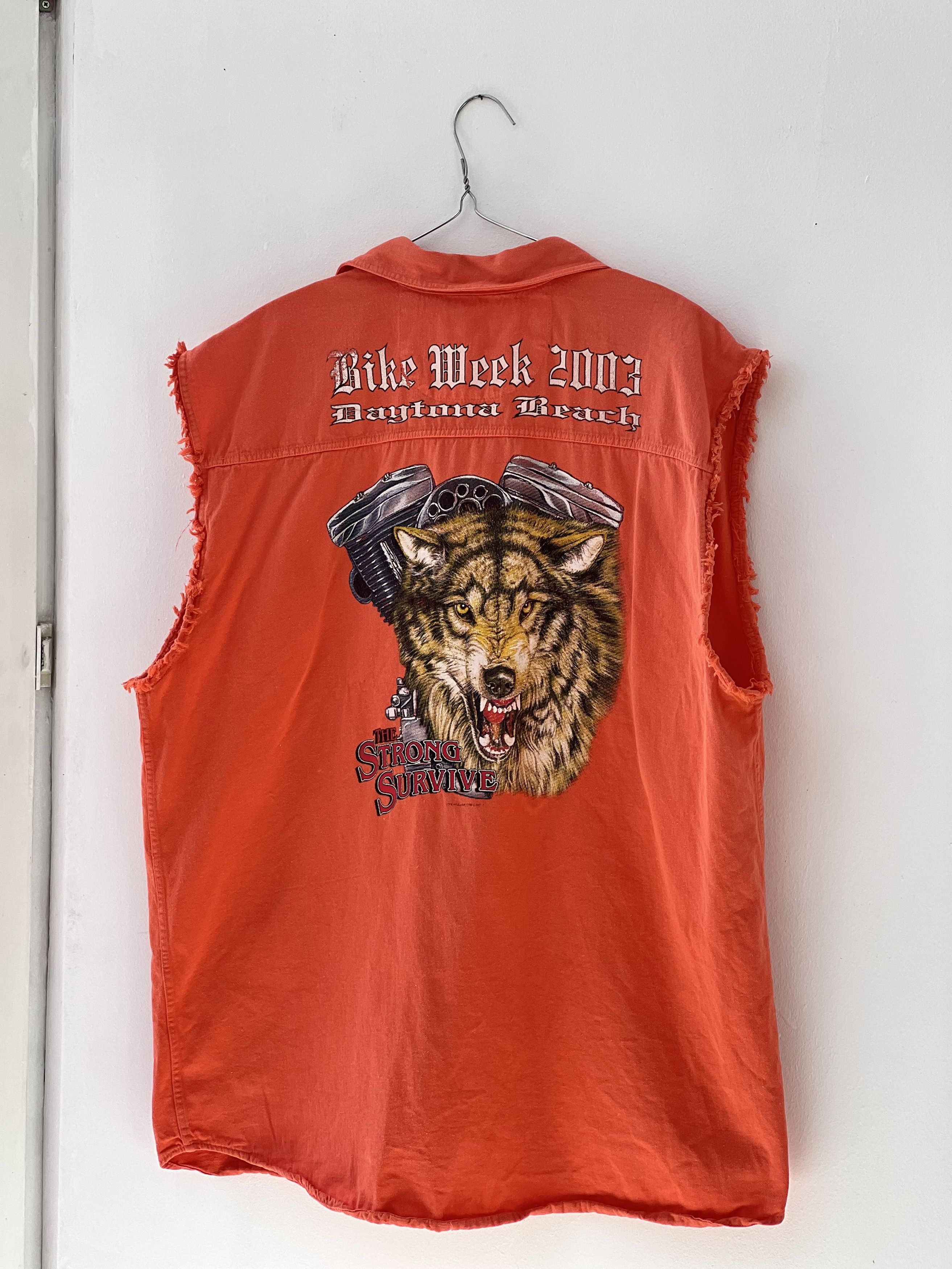 Band Tees BikerDesign `2003` vintage vest Size US XXL / EU 58 / 5 - 1 Thumbnail