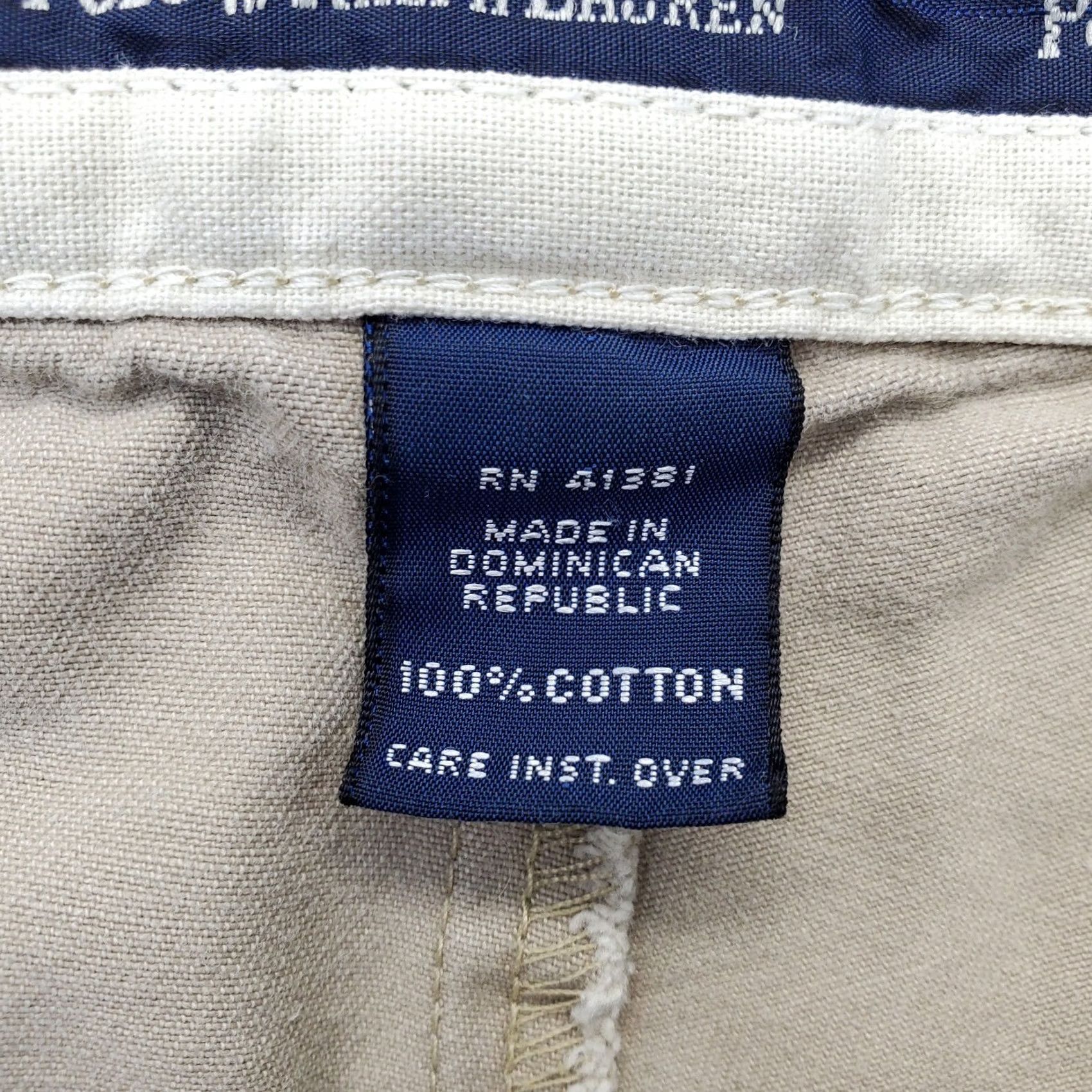 Polo Ralph Lauren Polo Ralph Lauren Chino Shorts Mens 40 Tan Pleated Classic Fit Low Waist Size US L / EU 52-54 / 3 - 7 Thumbnail