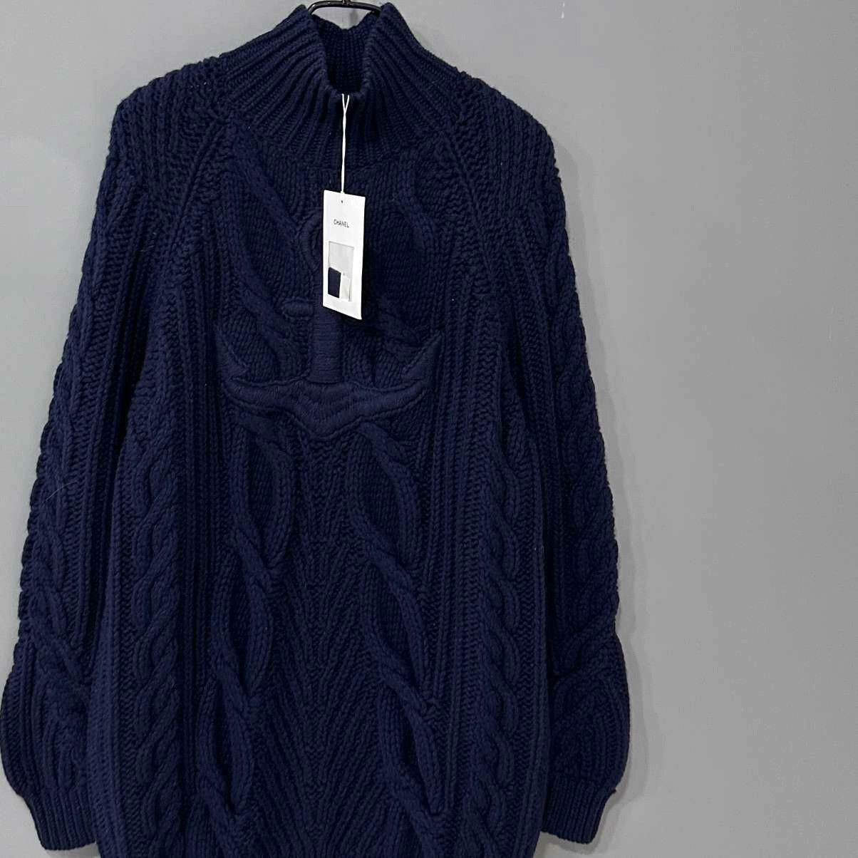 Chanel Chanel Knit Blue Sweater it_38 Women Size XS / US 0-2 / IT 36-38 - 1 Thumbnail