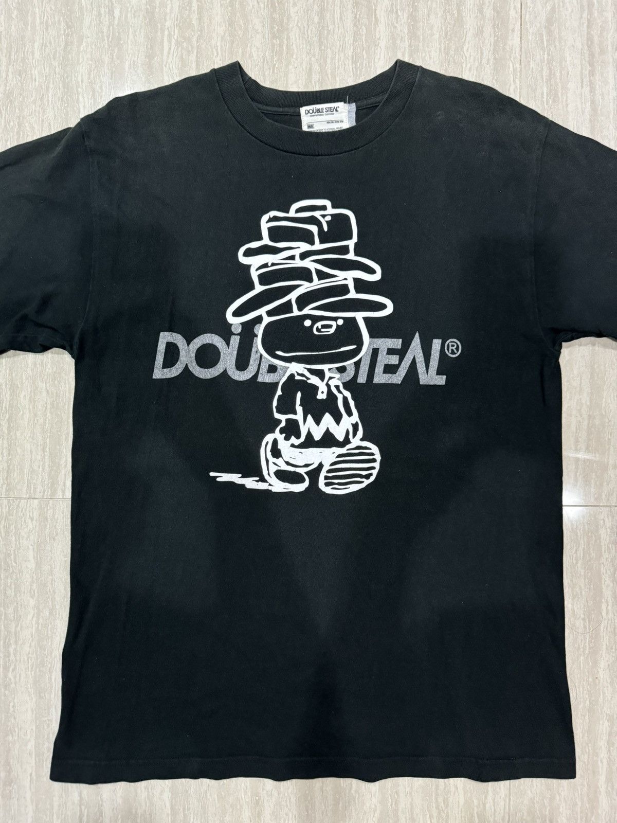Japanese Brand DOUBLE STEAL “All our dreams can come true” black shirt Size US L / EU 52-54 / 3 - 1 Thumbnail