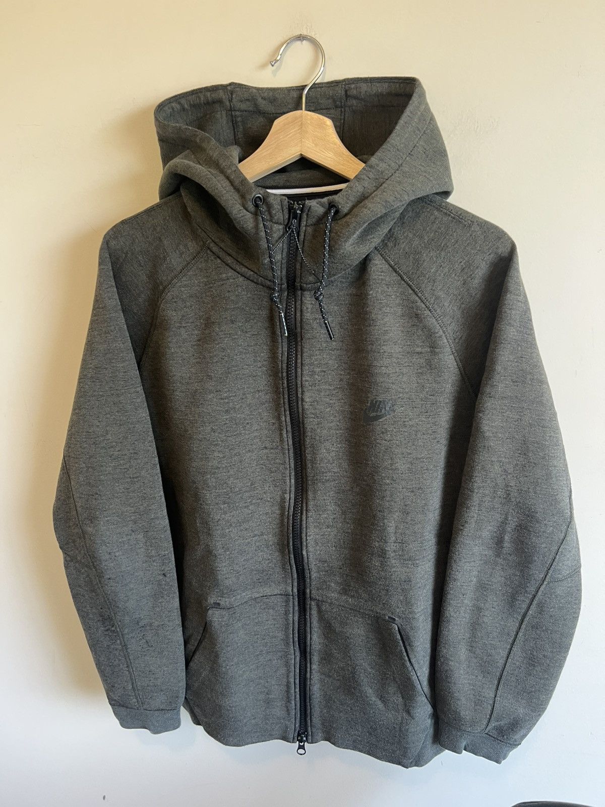 Nike Y2K Green Nike Tech Fleece Zip Up Hoodie Jacket Size US L / EU 52-54 / 3 - 3 Thumbnail