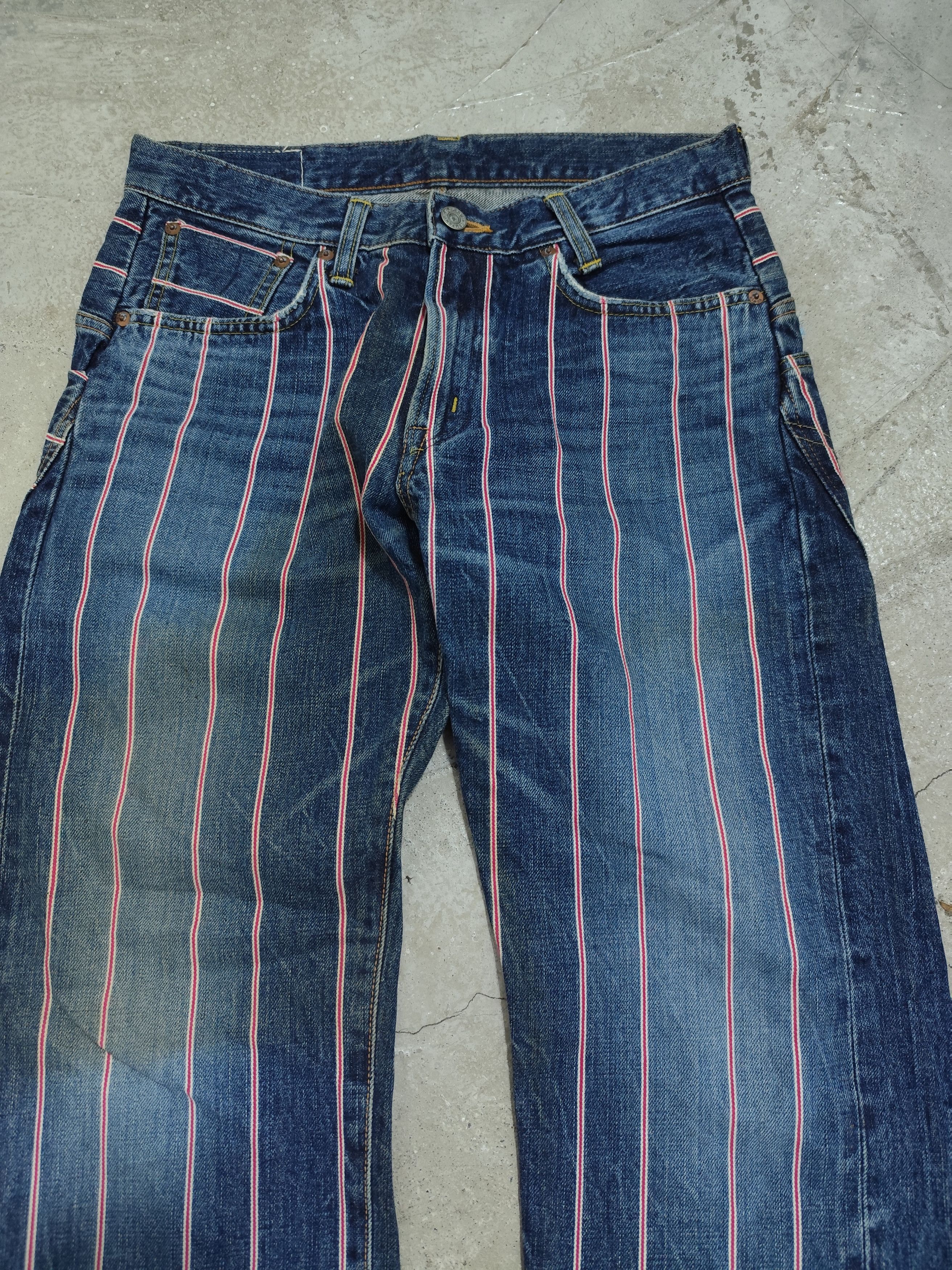 Edwin Vintage Edwin 13oz selvage if six was nine style distressed Size US 29 - 10 Thumbnail