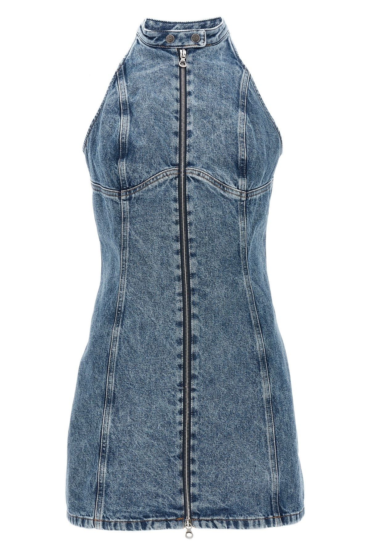 image of Diesel 'de-Lulu' Mini Dress in Blue, Women's (Size Small)