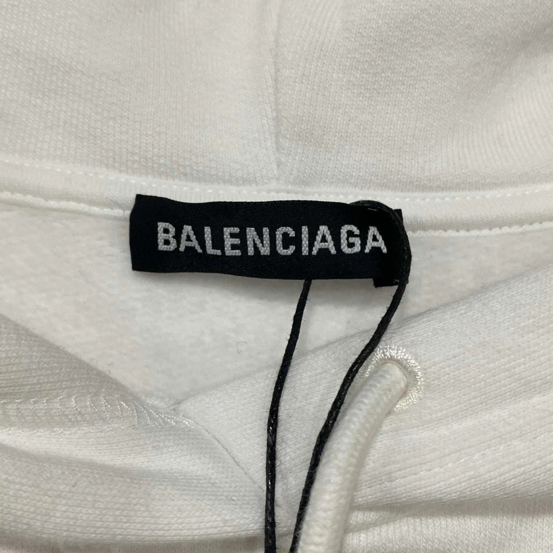 Balenciaga Balenciaga embroidered logo hoodie XS 99 New Size US XS / EU 42 / 0 - 5 Thumbnail