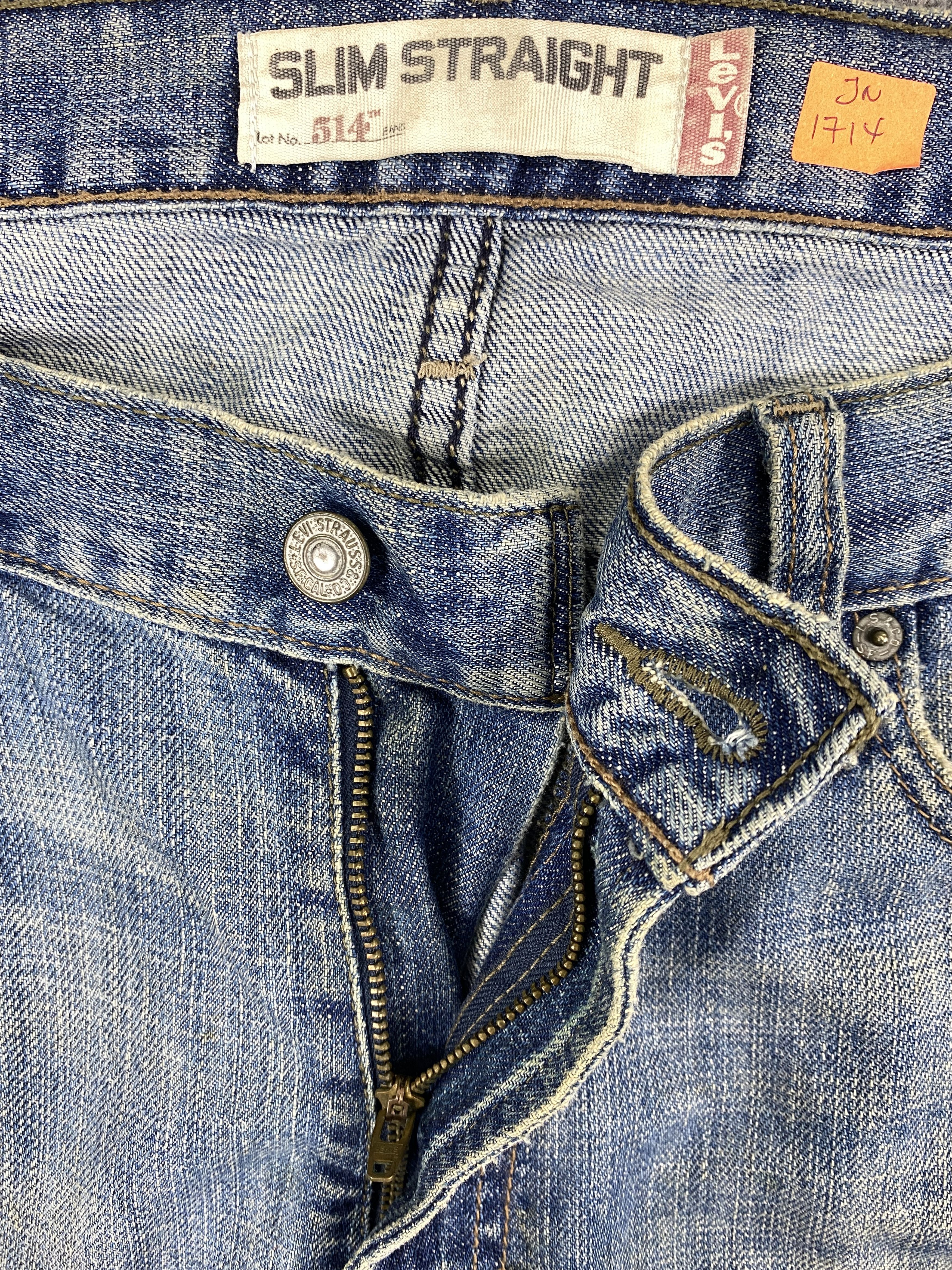 Levi's Dirty Used Blue Vintage Levi's 514 38x32 Denim -JN1714 Size US 38 / EU 54 - 6 Thumbnail