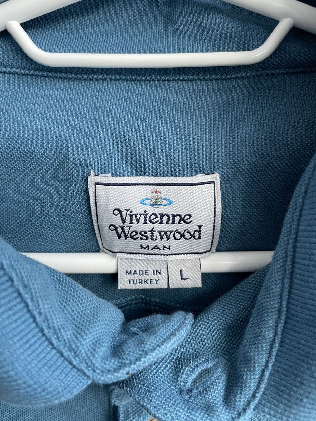 Vivienne Westwood Vivienne Westwood Orb Logo Polo Shirt T Shirt Tee Navy Blue Size US L / EU 52-54 / 3 - 7 Thumbnail