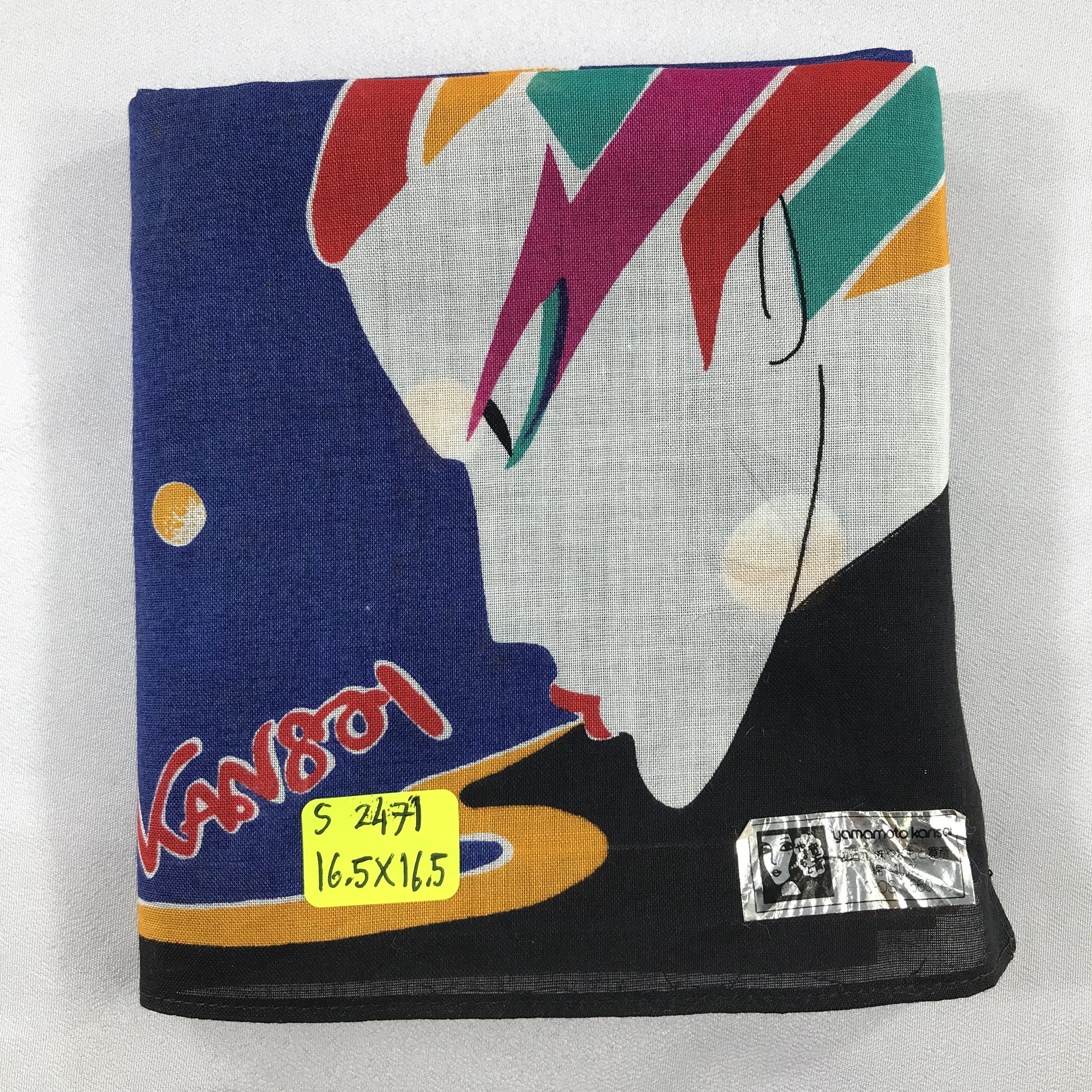 Kansai Yamamoto × Vintage Kansai Yamamoto Bandana / Handkerchief / Neckerchief -S2471 Size ONE SIZE - 5 Thumbnail