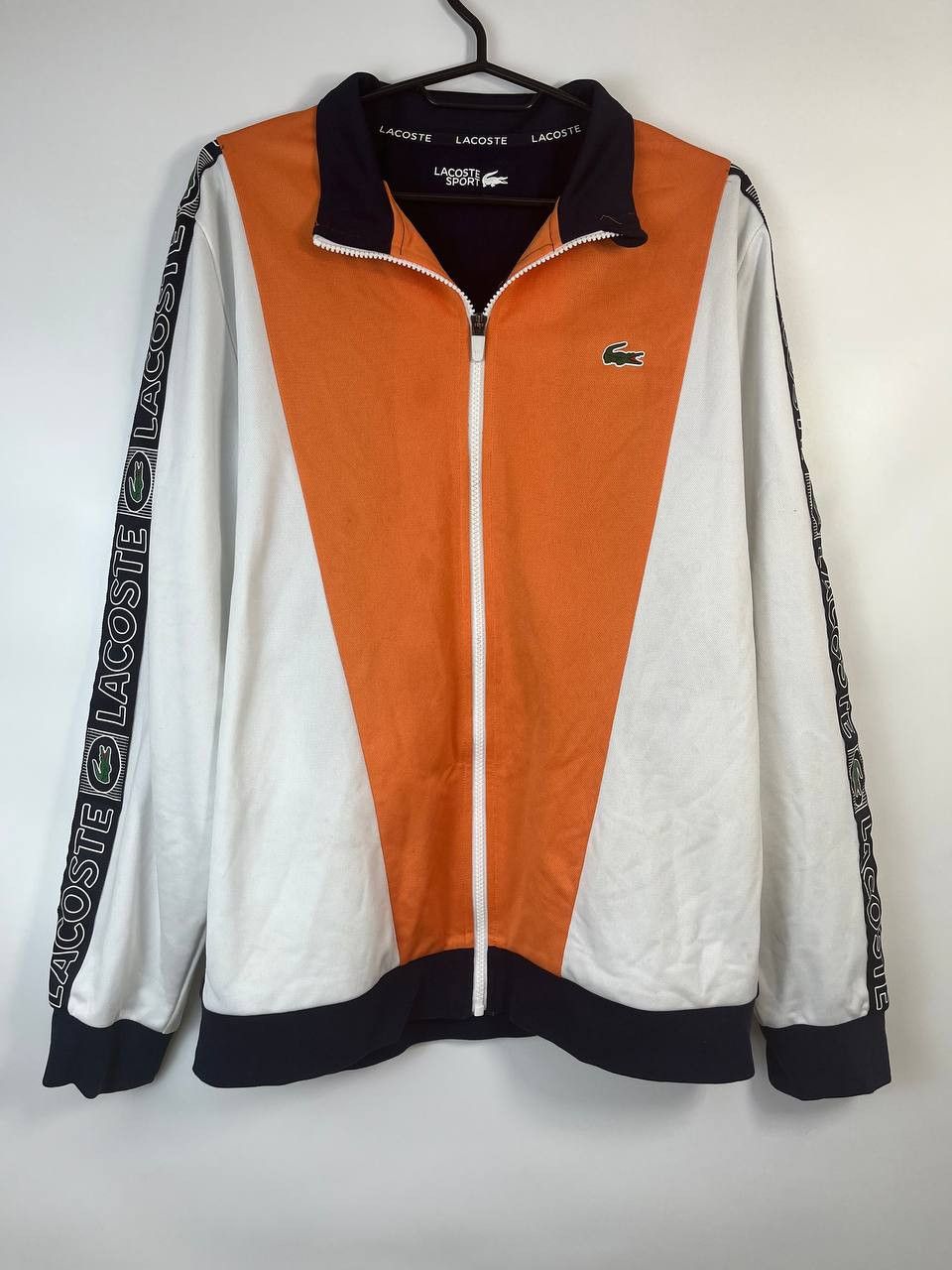 LACOSTE SPORT TRACK JACKET FULL ZIP LOGO SIZE L