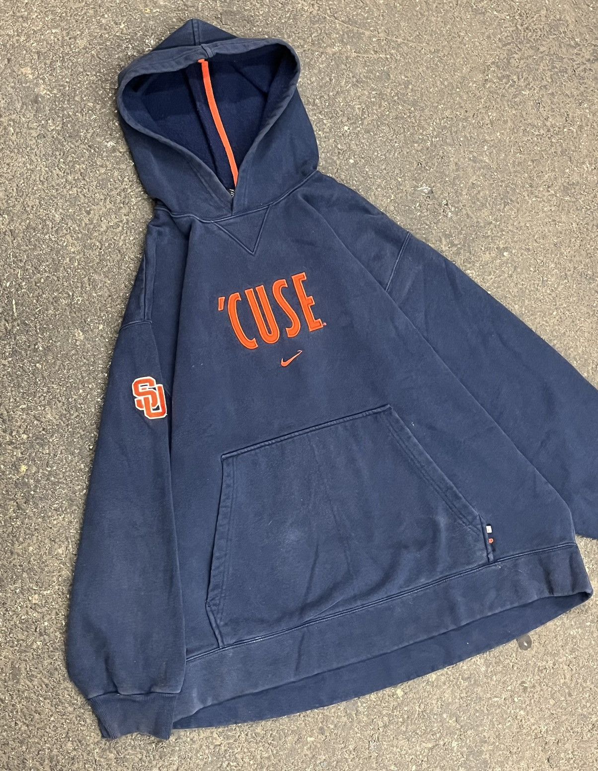 Nike × Vintage Nike center swoosh Syracuse university rare hype y2k college Size US XL / EU 56 / 4 - 1 Thumbnail