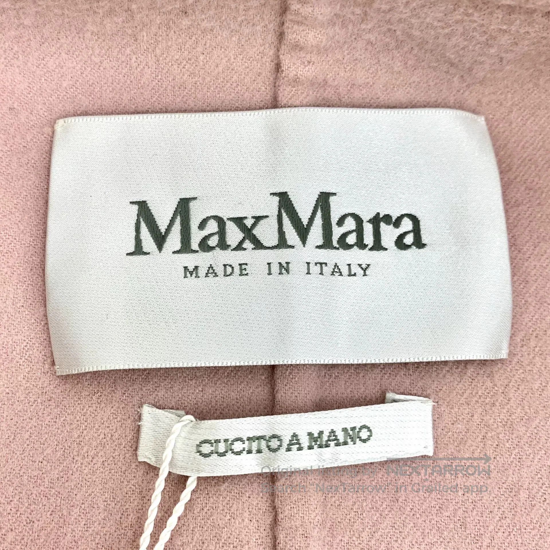 Other maxmara pink wool long sleeve coat. Size US XS / EU 42 / 0 - 6 Thumbnail