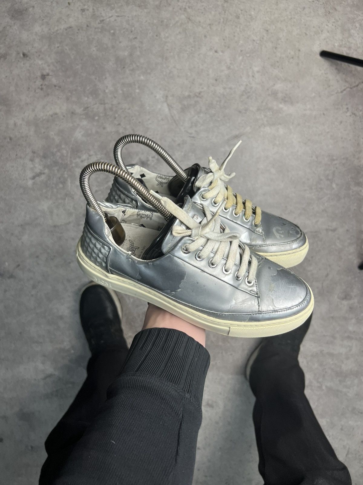 MCM MCM Sneakers Shoes Low Top Italy Size US 8 / IT 38 - 1 Thumbnail