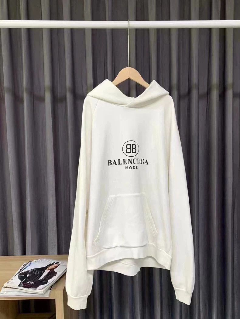 Balenciaga Balenciaga Double B printed logo hoodie 2502-Nextarrow Size US XL / EU 56 / 4 - 2 Thumbnail