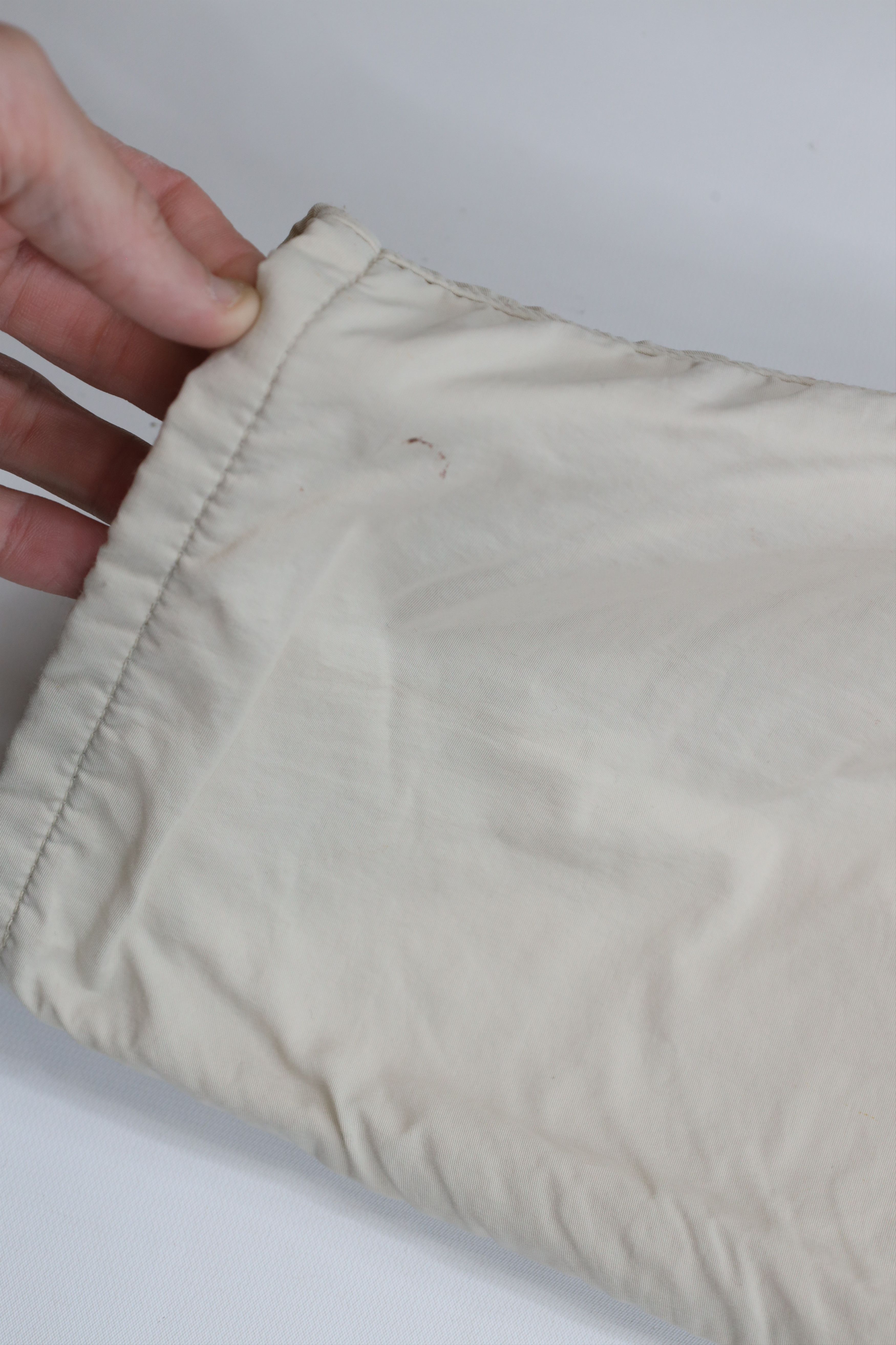 Lands' End × Vintage Vintage 90s Lands End Lined Windbreaker Pants Beige USA Size 38" / US 16 / IT 52 - 7 Thumbnail