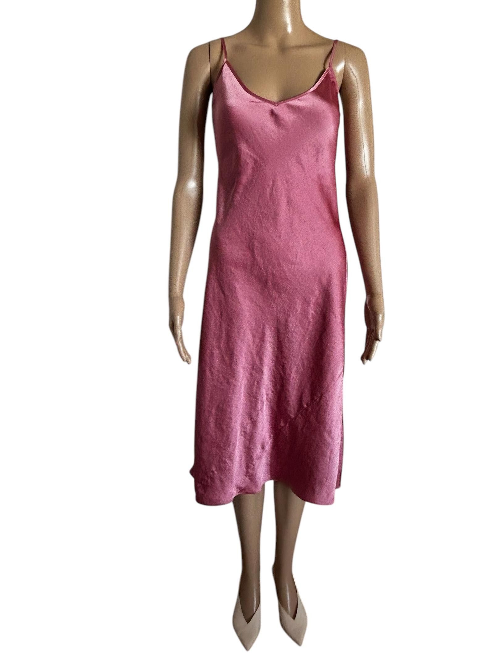 Wilfred Pink Midi Slip Dress Size XS