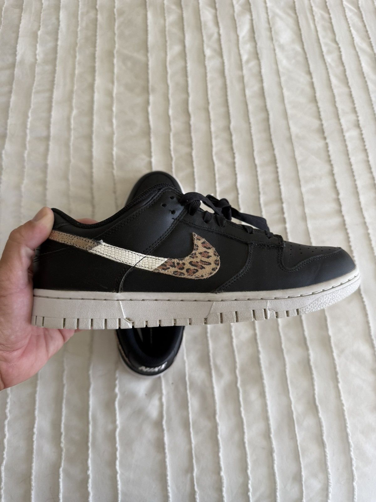 Nike W 11.5 / M 10 - nike dunk low SE animal instinct NWT Size US 11.5 / IT 41.5 - 9 Thumbnail