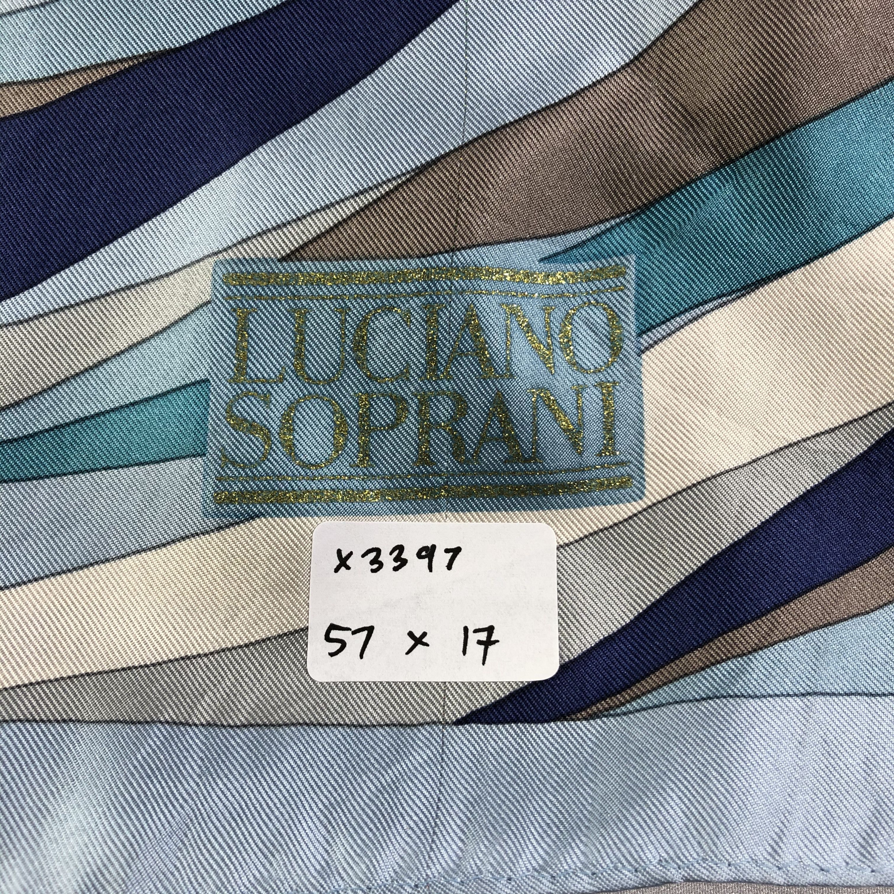 Vintage Vintage Luciano Soprani Silk Scarf Size ONE SIZE - 7 Thumbnail