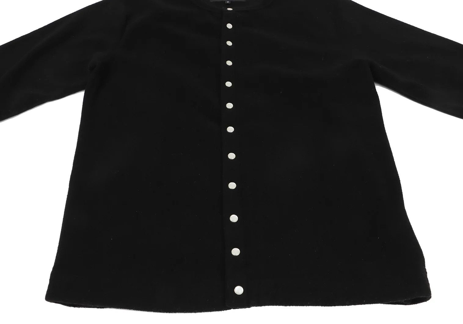 agnes b. Fleece Snap Button Jacket in Black Size 1 Size US S / EU 44-46 / 1 - 7 Thumbnail
