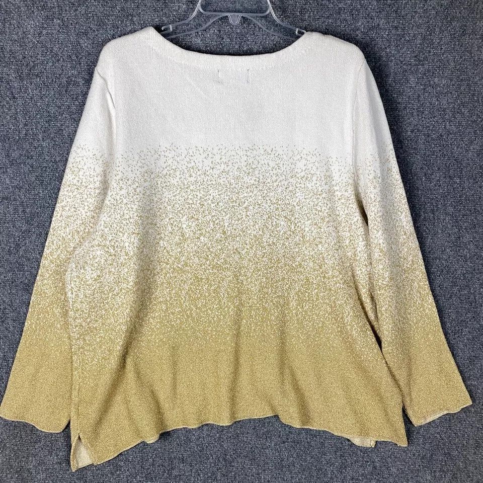 Other Liz Claiborne Sweater Women's 3X Career Polyester Plus Size ONE SIZE - 6 Thumbnail