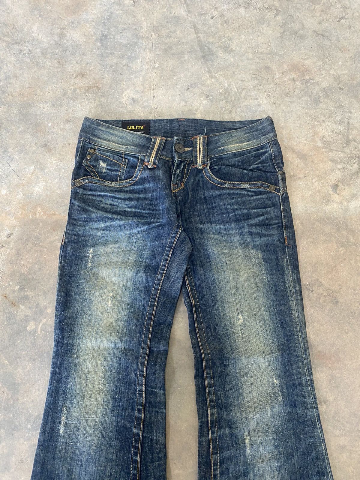 Hysteric Glamour ‼️FINAL DROP‼️ Lolita Mudwash Jeans Punk Grunge Lgb Size 29" - 4 Thumbnail