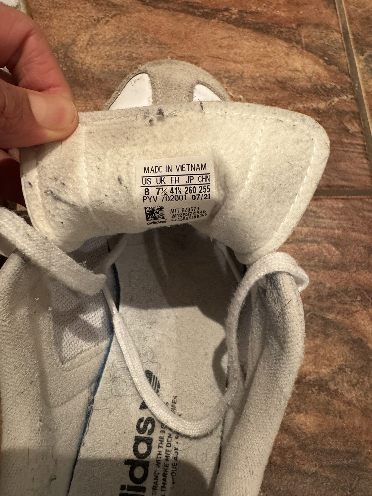Adidas BW Army "White" Sneakers Size US 8 / EU 41 - 4 Thumbnail