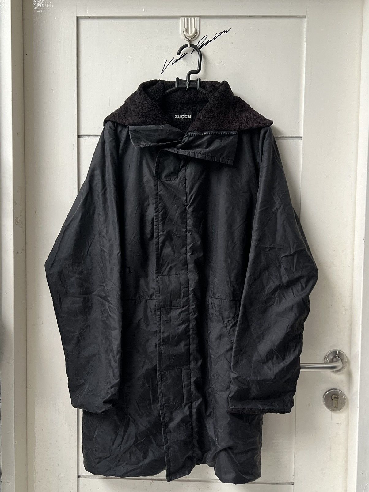 Zucca ZUCCA Issey Miyake Black Coat Jacket Size US L / EU 52-54 / 3 - 8 Thumbnail