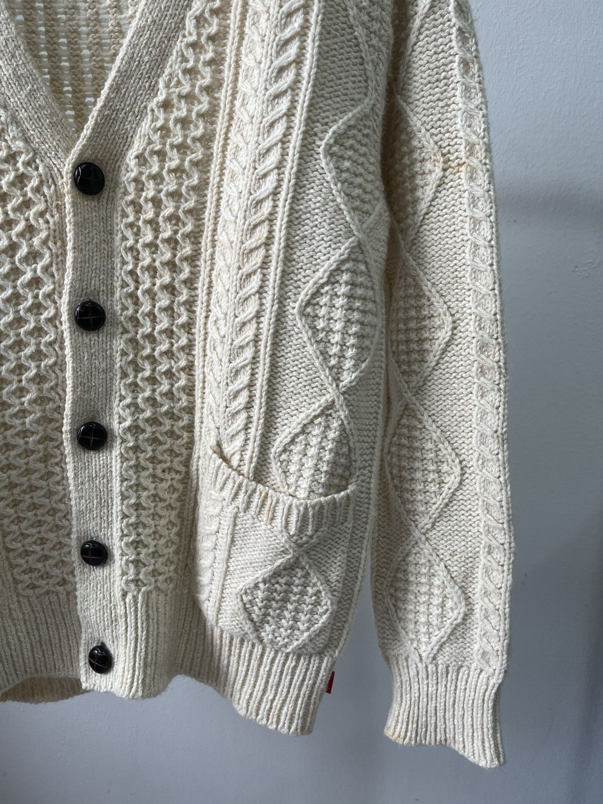 Supreme Supreme Cable Knit Cardigan Size US S / EU 44-46 / 1 - 3 Thumbnail