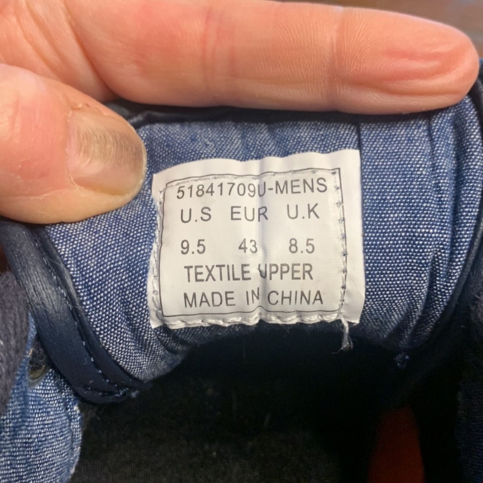 Levi's Levis denim jeans sneakers athletic athleisure shoes Size US 9.5 / EU 42-43 - 4 Thumbnail