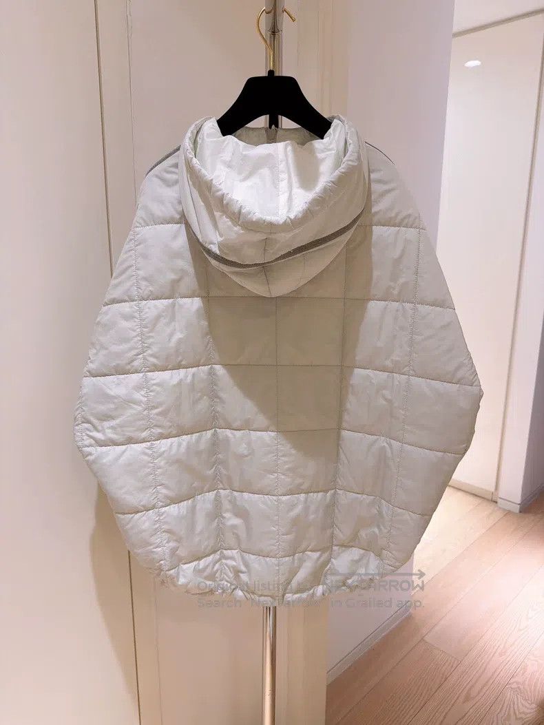 Brunello Cucinelli Brunello Cucinelli Pearl embellished quilted checkered pon Size XXS / US 00 / IT 34 - 2 Thumbnail